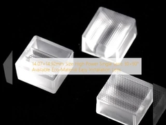 14.07×14.92mm Size High Power Single Lens 30×90° Available Eco-Material Easy Installation Lens