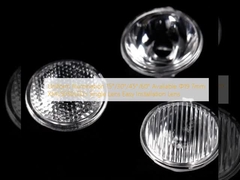 Uniform Illumination 15°/30°/45°/60° Available Φ19.7mm XML5050LEDs Single Lens Easy Installation