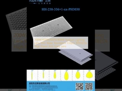 200W/400W/600W/800W Stadium Lighting Lens With Water Resistance 336pcs 3030LEDs High Power Anti-Glare Lens 