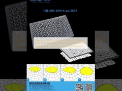 New Lens 292.2×181.47×6.5mm 2835LEDs Anti-Glare Multiple Lighting Distribution Street Lighting Lens