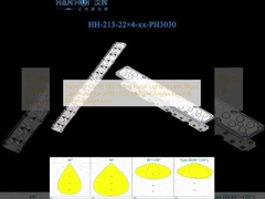 Superior Clarity LED Street Flood Lighting Lens 88pcs Optimized for 3030 LEDs, Multiple Angles Beam & Minimal Light Loss