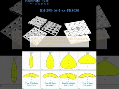 16 In 1 LEDs 25°/55°/90°/120° Multiple Angles 95% Light Transmission Anti-Glare Energy-Saving Street Light and Floodlight Lenses