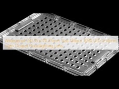 Waterproof 241.35×170.35mm Size 126pcs 3030 LED Uniform Light Output Floodlighting Lens