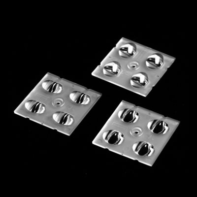 50x50MM Multiple Light Distribution LED Lighting Lens For Street Flood Light
