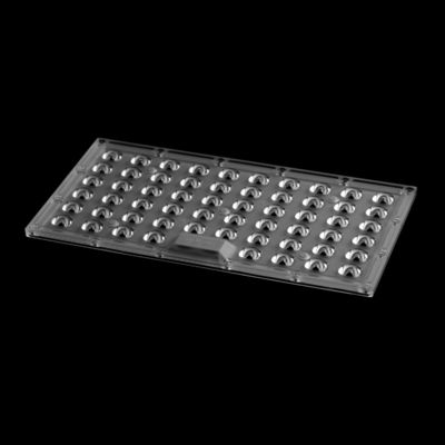 PC Material 3030 LED Light Lens rectangle shape For Street Flood Lighting