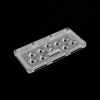 Waterproof LED Lamp Lens With Clear Design for Wall Pack