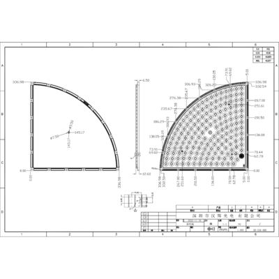 Fanshaped Module 640pcs LEDs Clear High Transmittancy High Power LED Lens Stadium Lighting Lamp Flood Lamp