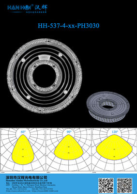 φ183mm 2835 LED Lens Waterproof High Power LED Lens For UFO High Bay Light