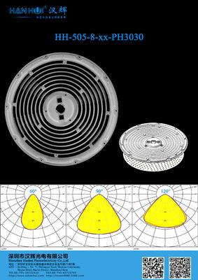 Φ270mm 3030LEDs High Bay Light Lens PC Material High Power WaterProof Eco-Environment