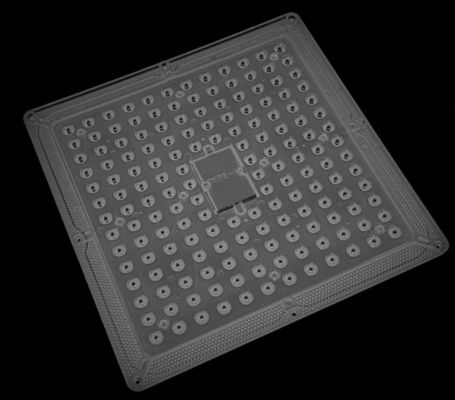 Parking Light Lens T5 Degree Available 293.63×293.63×10mm Size PC Material Square Shape IP65 WaterProof