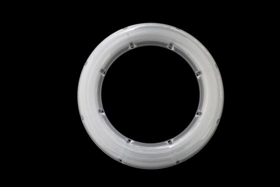 T5 Degree Available φ285.39mm 288pcs 3030/2835LEDs High Light Transmission Parking Garage Luminaires High-Performance Grade Lens