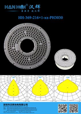 216pcs 3030/2835 LEDs 100 Watt LED High Bay Light Len with 60/90/120° Lens and Eco-Material Fittings