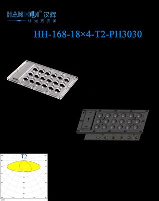 High-Efficiency 3030 LED Optical Lens Durable 170x100.52mm UV-Resistant Precision-Engineered for Road Illumination Lens