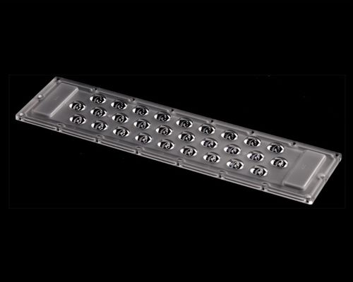 Streetlighting Lens 28pcs 260×68mm Water-resistant High Transmittance Good Light Control 3030LEDs Lens