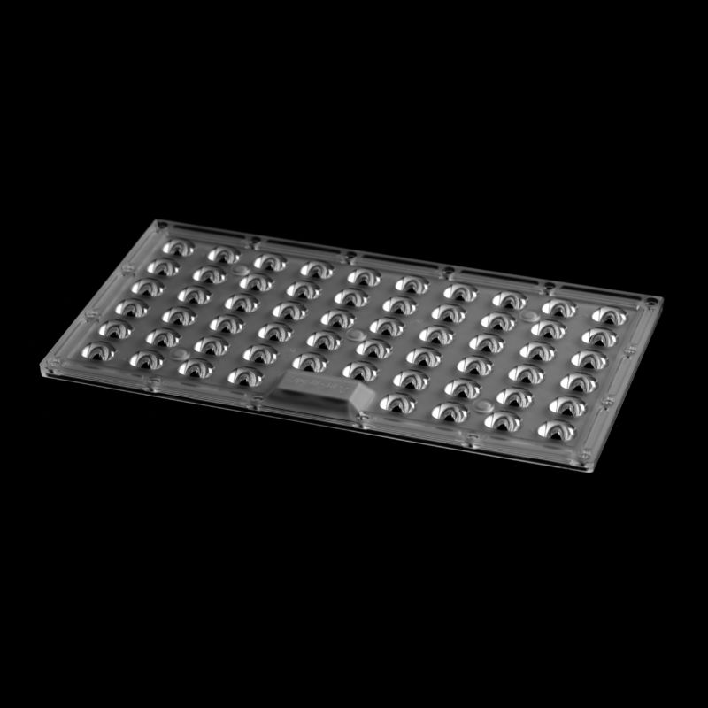 PC Material 3030 LED Light Lens rectangle shape For Street Flood Lighting