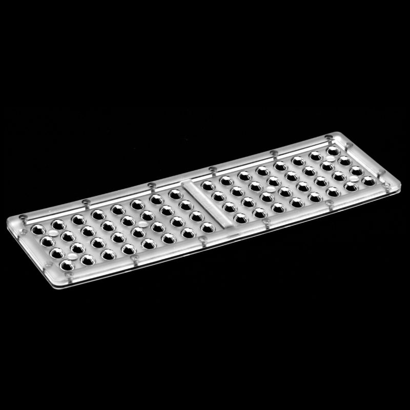 High Transmittance Street/Flood Light Lens With 6 LEDs Multiple Light Distribution