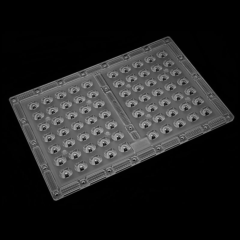High Transmittance LED Street Light Lens Waterproof PC Material