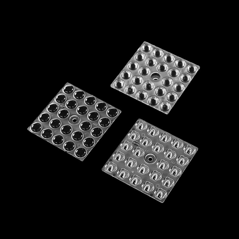 Street/Flood Lighting Square LED Lens , PC PMMA LED Lighting Lens OEM