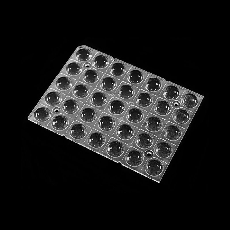 OEM ODM LED Street/Flood Light Lens 140 LEDs 2 Light Distribution PC Material