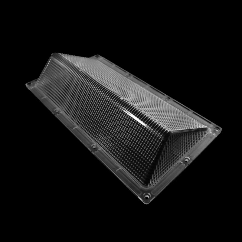 Waterproof LED Lamp Lens With Clear Design for Wall Pack