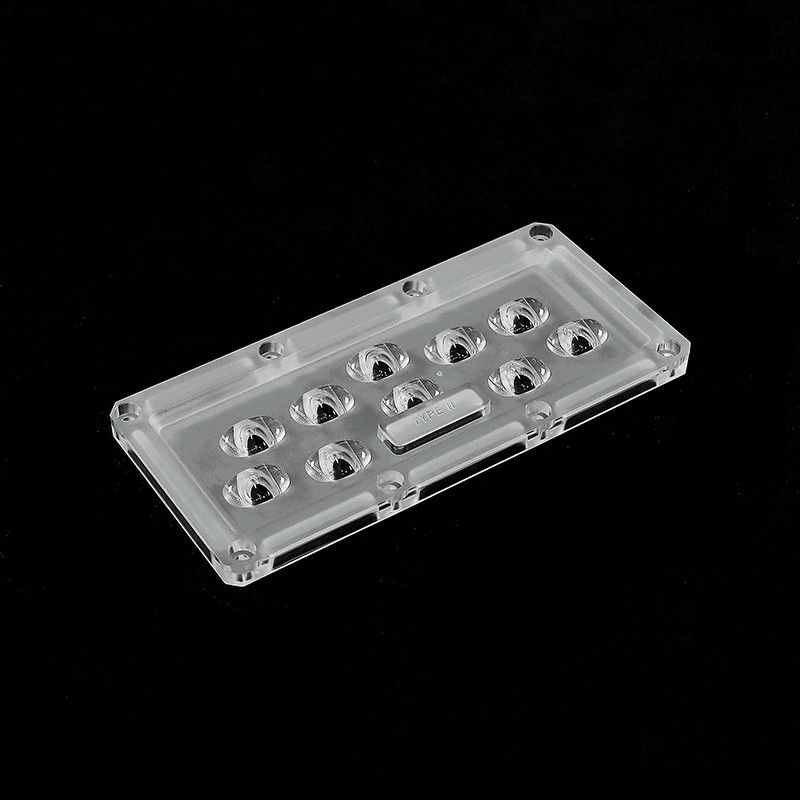 Waterproof LED Lamp Lens With Clear Design for Wall Pack