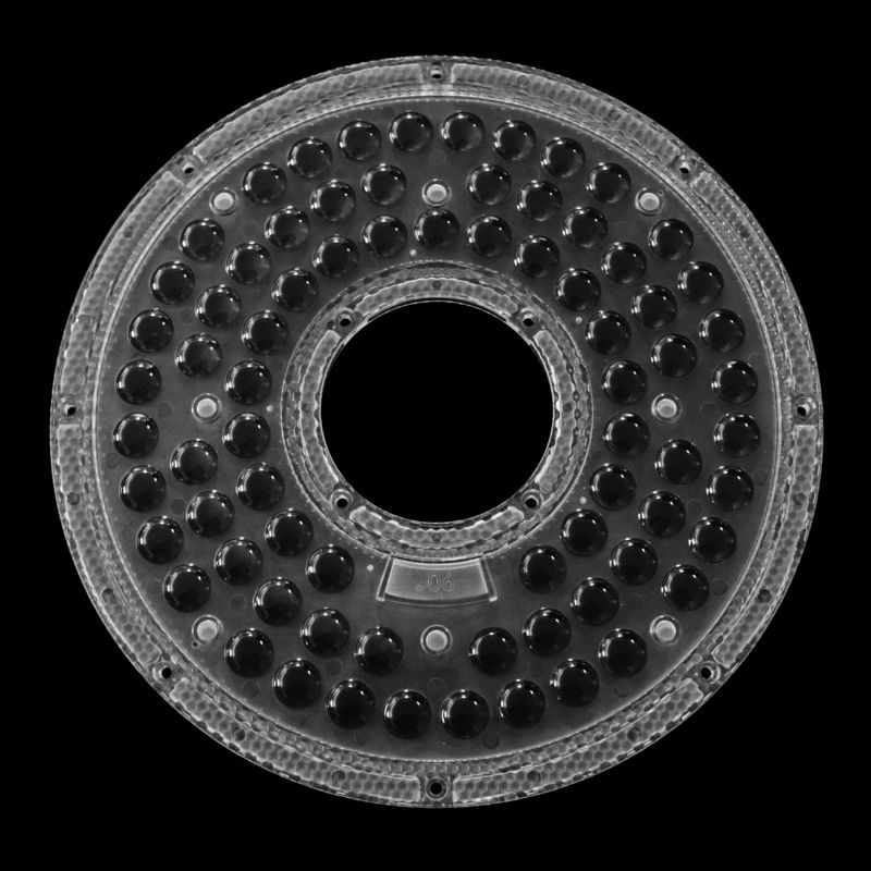 233 mm 300 LEDs Waterproof Include Silicone Gasket UFO High Bay Light Lens For High Bay Lamp