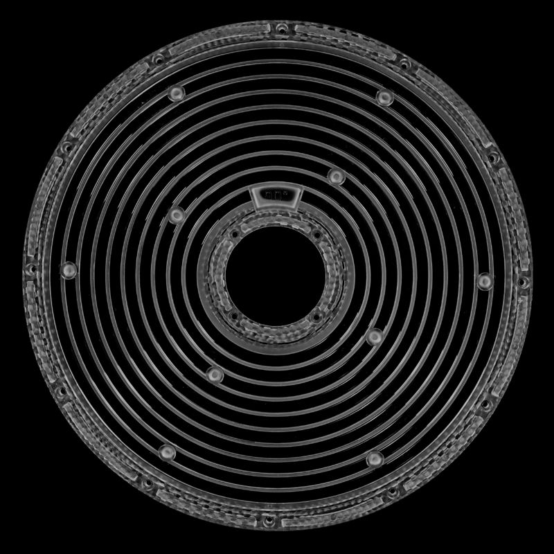 92% Transmittance PC Lens for High Bay Light Փ293mm Size 60°/90°/120°