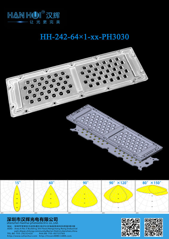 PC Material 5050 LED Lens Environmentally Friendly WaterProof High-Performance Street Lighting