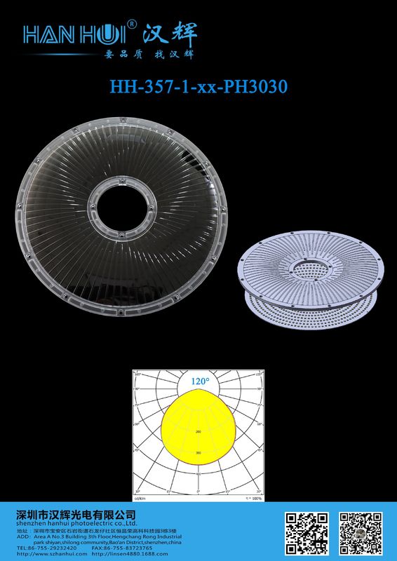 293×12.33MM 3030LEDs High Bay Lens 120° Available Anti-Glare Design Efficient Lighting