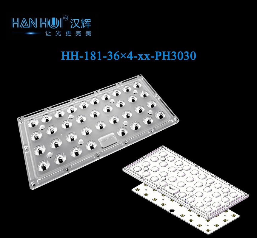 36×4 3030LEDs Waterproof Low Glare Park Light Lens 253×120mm T2/T3/T4/T5 Available
