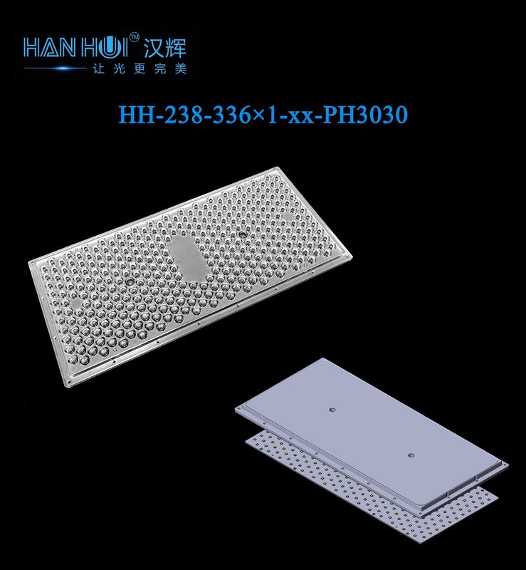 10°/15°/30°/45°/60°/90° Available 360×172mm Size 336×1 3030LEDs Precision Beam Control Low Glare Design Stadium Lighting Lens