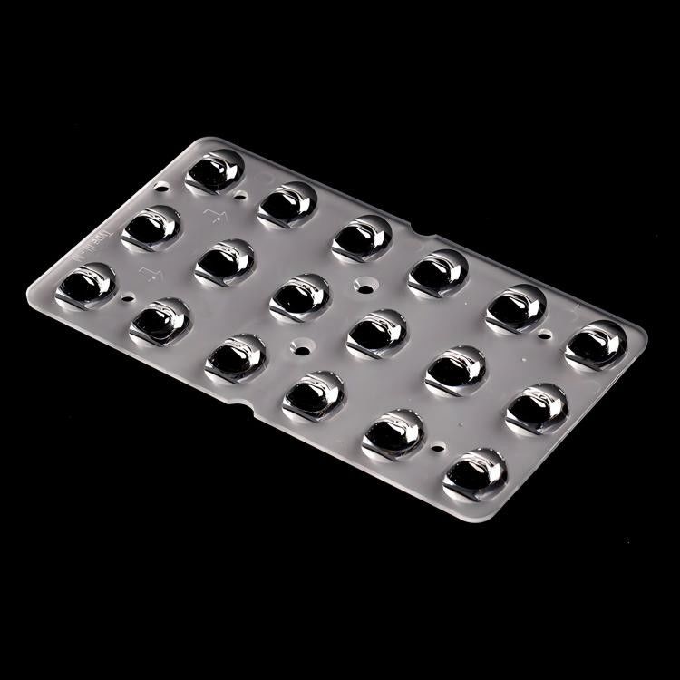 High Power 72pcs 3030/2835 LEDs PC Material 148.8×86.5mm High Transmittance Waterproof Easily Install Street Lighting Lens