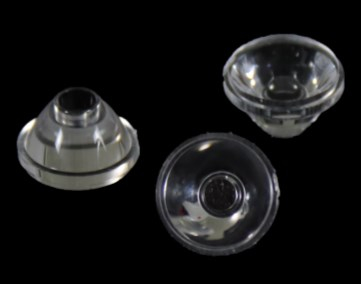 PC/PMMA 3535 LED Flashlight Lens 20° 11mm 93% Transmittance