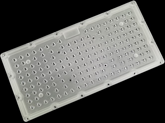 Street Lighting Lens with 156 pcs 2835 Chips Water Resistance and Optical Grade PC for High Power LED Applications