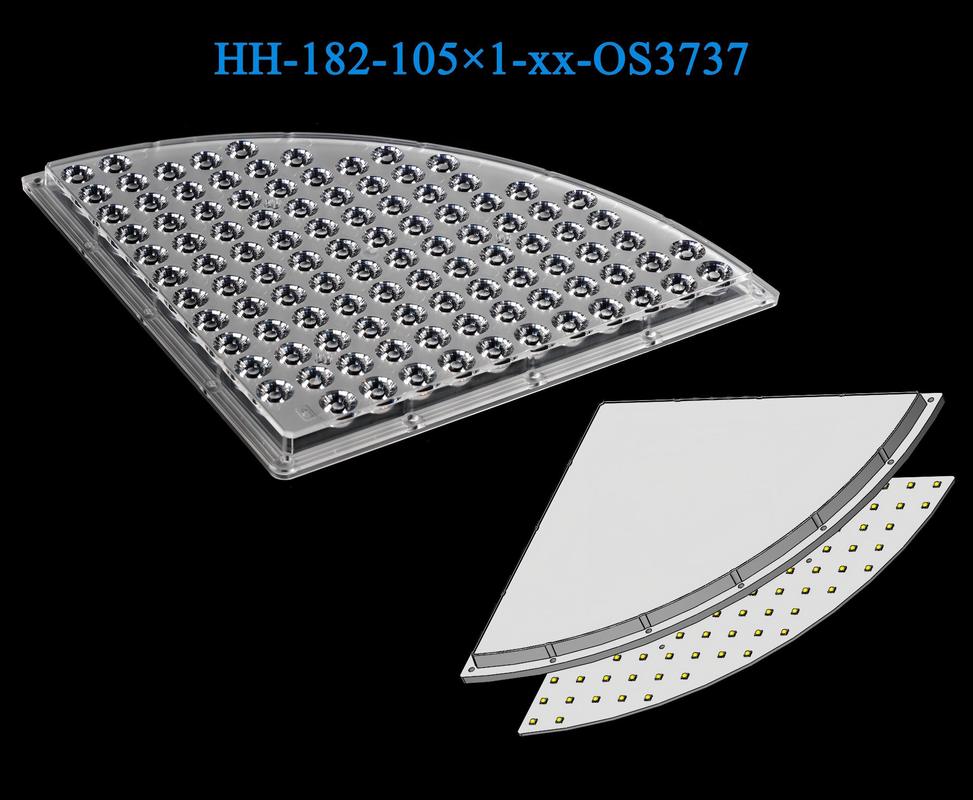 105pcs 3737/5050 Chips Waterproof Anti-Glare Lenses - For  Stadium Lights