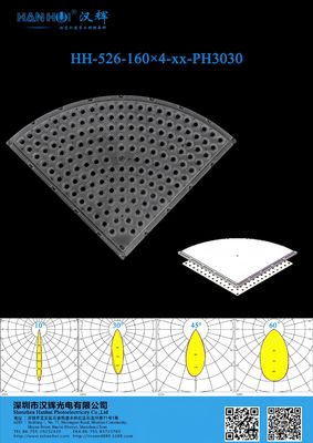 Optimal Illumination 10°/30°/45°/60°/90° Available 3030LEDs Anti-Glare Design Eco-Friendly Lens For Stadium Lighting